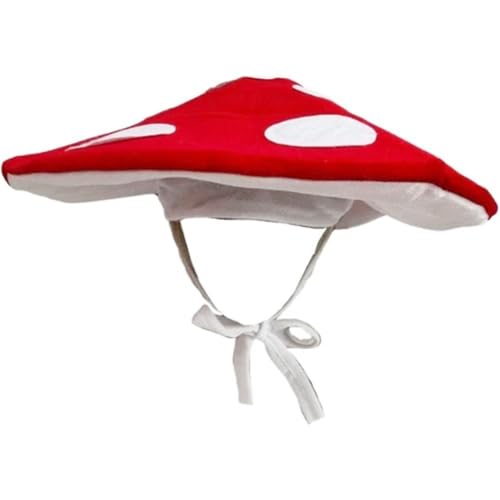 Tsffae 1pc Rot Pilz Hut Baskenmütze Kreative Kostüm Party Ornamente Kopf Dekoration Anlage Kappe Lustige Neuheit Hut Phantasie Kleid Zubehör Tsffae 1pc Rot Pilz Hut Baskenmütze Kreative Kostüm Party Ornamente Kopf Dekoration Anlage Kappe Lustige Neuheit Hut Phantasie Kleid Zubehör von Tsffae