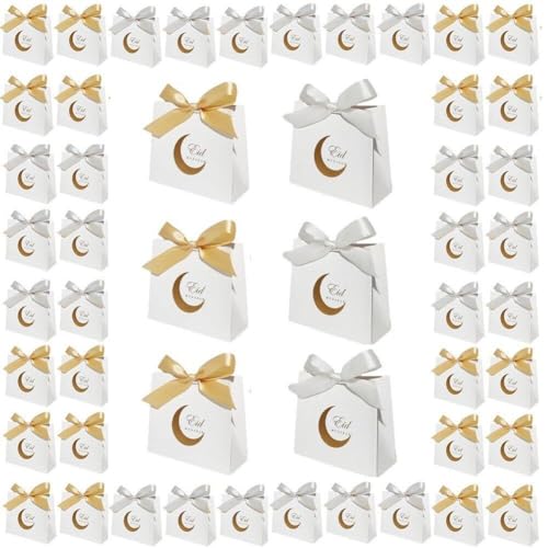 Tsffae 50pcs Ramadan Behandlungsgeschenke Kisten Muslim Eid Candy Boxen für Gäste Einfache Eid Mubarak Verpackung Geschenkbox Mubarak Ramadan Dekoration Tsffae 50pcs Ramadan Behandlungsgeschenke Kisten Muslim Eid Candy Boxen für Gäste Einfache Eid Mubarak Verpackung Geschenkbox Mubarak Ramadan Dekoration von Tsffae