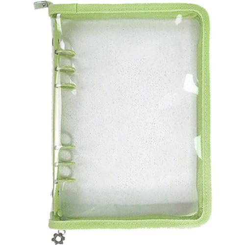 Tsffae Binder-notizbuch, PVC-notizbuch-Ordner, A5, Durchsichtig, Für Kreditkarten, Fotos, Aufbewahrung, Buch, Notizbuch-einband, 6 Ringe, Binder-einband, Persönlicher Planer-Ordner Tsffae Binder-notizbuch, PVC-notizbuch-Ordner, A5, Durchsichtig, Für Kreditkarten, Fotos, Aufbewahrung, Buch, Notizbuch-einband, 6 Ringe, Binder-einband, Persönlicher Planer-Ordner von Tsffae