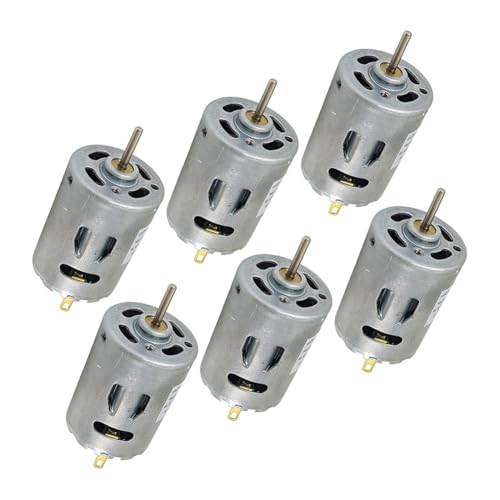 TsoLay 6er-Pack 7,4-V-Hochleistungs-Gleichstrommotoren, Höchstgeschwindigkeit 12.000 Min, DIY-Spielzeug, Haartrockner, Elektrischer Ventilator, Motor, Elektrische Zahnbürste TsoLay 6er-Pack 7,4-V-Hochleistungs-Gleichstrommotoren, Höchstgeschwindigkeit 12.000 Min, DIY-Spielzeug, Haartrockner, Elektrischer Ventilator, Motor, Elektrische Zahnbürste von TsoLay