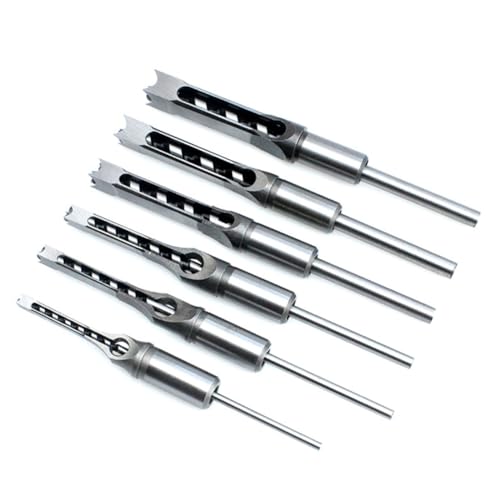 TsoLay Vierkantbohrer-Set für die Holzbearbeitung, Spiralbohrer, Stemmeisen-Bohrer, Werkzeug-Set, Spiral-Verlängerungsbohrer TsoLay Vierkantbohrer-Set für die Holzbearbeitung, Spiralbohrer, Stemmeisen-Bohrer, Werkzeug-Set, Spiral-Verlängerungsbohrer von TsoLay