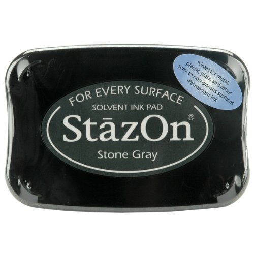 Imagine Crafts StazOn Solvent Ink Pad-Stone Gray Imagine Crafts StazOn Solvent Ink Pad-Stone Gray von Tsukineko