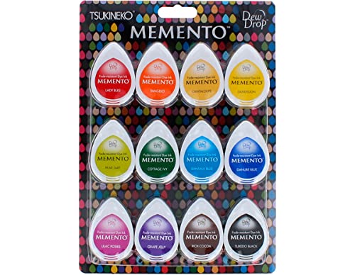 Memento Dew Drop Dye Ink Pads 12/Pkg-Gum Drops von Tsukineko