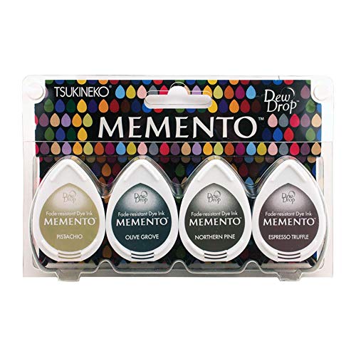 Memento Dew Drop Dye Inkpads 4/Pkg-Central Park Memento Dew Drop Dye Inkpads 4/Pkg-Central Park von Tsukineko