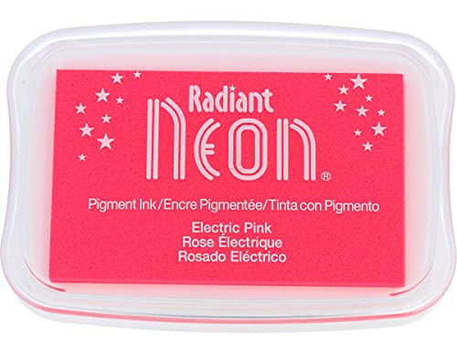 Strahlend Neon Elektrische Tinte Pad, Pink von Tsukineko