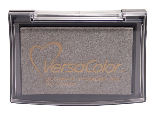 Tsukineko, VersaColor Pigment-Stempelkissen – Cement, 4 x 4 cm Tsukineko, VersaColor Pigment-Stempelkissen – Cement, 4 x 4 cm von Tsukineko