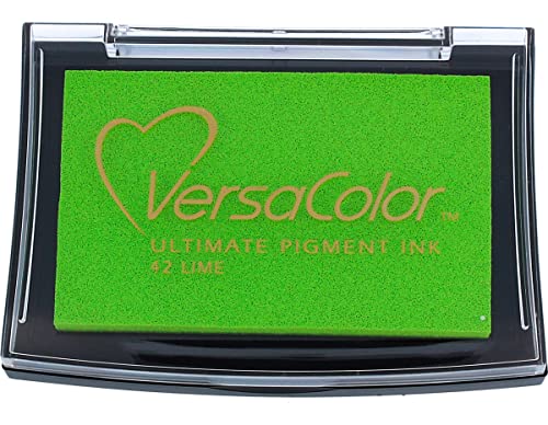 Tsukineko VersaColor Stempelkissen-Grün, Lime-Groß-Deckend, Wasserbasis-Wasserfest-Embossing, Green, 9,9 x 6,8 x 1,9 cm Tsukineko VersaColor Stempelkissen-Grün, Lime-Groß-Deckend, Wasserbasis-Wasserfest-Embossing, Green, 9,9 x 6,8 x 1,9 cm von Tsukineko