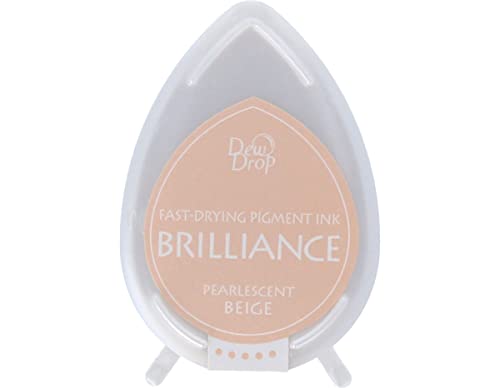Tsukineko Brilliance Dew Drop Stempelkissen, Sandbeige, Sand Beige, Einheitsgröße von Tsukineko