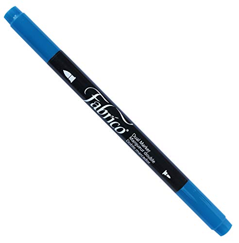 Tsukineko Fabrico Marker, doppelseitig, Eschrosa Cerulean-blau, Canvas Tsukineko Fabrico Marker, doppelseitig, Eschrosa Cerulean-blau, Canvas von Tsukineko