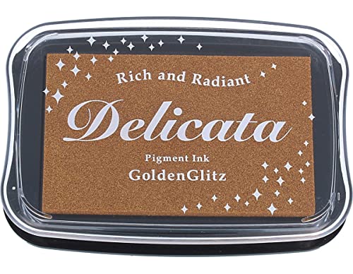 Tsukineko Golden Glitz Delicata Anlaufbeständiges Stempelkissen, Synthetic Material, 9.4 x 7.6 x 1.8 cm von Tsukineko