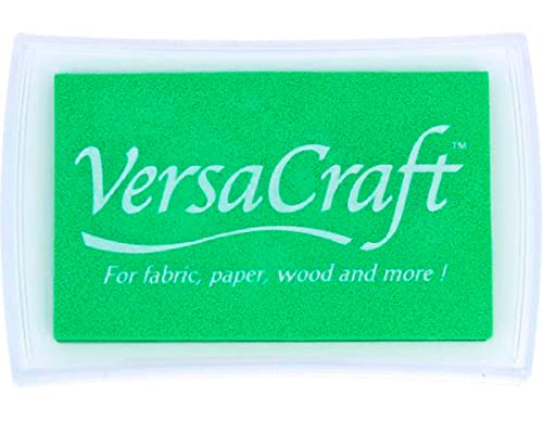 Tsukineko VersaCraft Stempelkissen - Grün, Kiwi - Groß - Wasserbasis, Deckend, Beständig gegen Ausbleichen - Embossing Tsukineko VersaCraft Stempelkissen - Grün, Kiwi - Groß - Wasserbasis, Deckend, Beständig gegen Ausbleichen - Embossing von Tsukineko