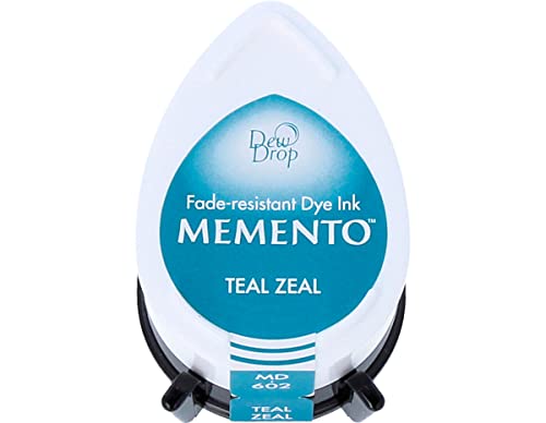 Tsukineko Memento Dew Drop Ink Pads MD000602 Memento Dew Drop Tinte Pads Tsukineko Dew Drop Pad, Teal Zeal Tsukineko Memento Dew Drop Ink Pads MD000602 Memento Dew Drop Tinte Pads Tsukineko Dew Drop Pad, Teal Zeal von Tsukineko