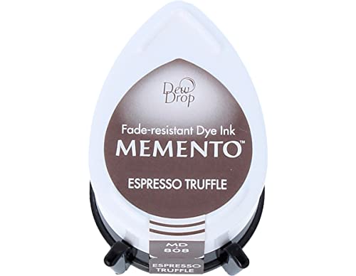 Tsukineko Memento Dew Drop Stempelkissen - Braun, Espresso Truffle - Klein - Undurchsichtig, Wasserfest, Beständig Gegen Ausbleichen - Embossing Tsukineko Memento Dew Drop Stempelkissen - Braun, Espresso Truffle - Klein - Undurchsichtig, Wasserfest, Beständig Gegen Ausbleichen - Embossing von Tsukineko
