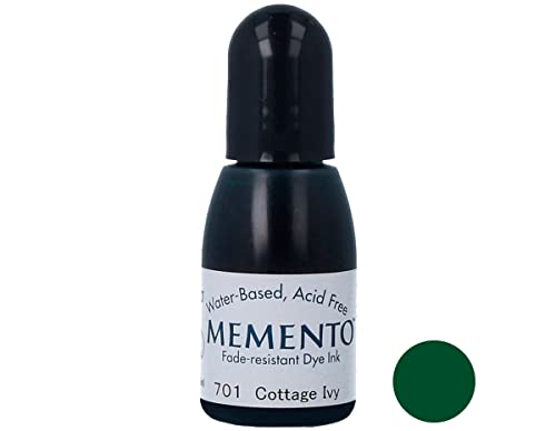 Tsukineko RM-000-701 MEMENTO REINKER COTTGE IVY Refill Nachfülltinte-15 ml-Grün, Cottage Zubehör Stempelkissen, Green, 2,4 x 2,4 x 6,6 cm Tsukineko RM-000-701 MEMENTO REINKER COTTGE IVY Refill Nachfülltinte-15 ml-Grün, Cottage Zubehör Stempelkissen, Green, 2,4 x 2,4 x 6,6 cm von Tsukineko
