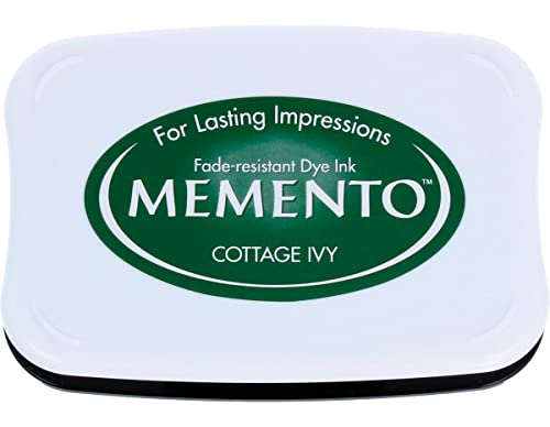 Tsukineko Memento Stempelkissen Cottage Efeu, Synthetic Material, Gruen, 9.9 x 6.6 x 1.8 cm Tsukineko Memento Stempelkissen Cottage Efeu, Synthetic Material, Gruen, 9.9 x 6.6 x 1.8 cm von Tsukineko