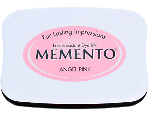 Tsukineko Memento Stempelkissen Engel, Synthetic Material, pink, 9.9 x 6.6 x 1.8 cm von Tsukineko