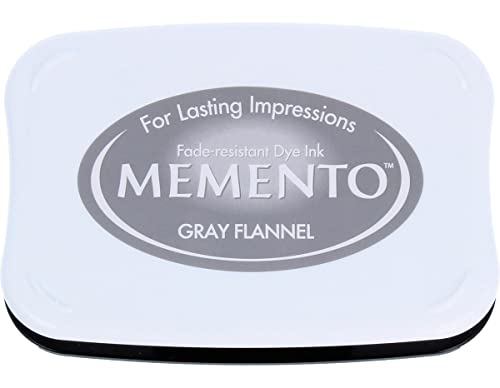 Tsukineko Memento Stempelkissen Flannel Tinte, Synthetic Material, grau, 9.8 x 6.8 x 1.8 cm Tsukineko Memento Stempelkissen Flannel Tinte, Synthetic Material, grau, 9.8 x 6.8 x 1.8 cm von Tsukineko
