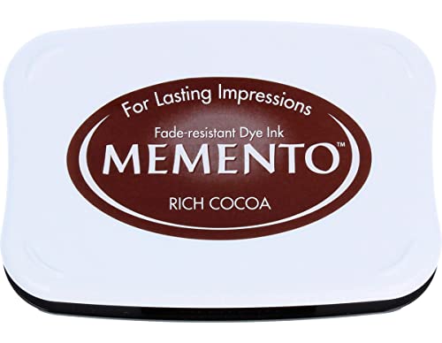 Tsukineko Memento Stempelkissen Geschmackvoller Kakao, Synthetic Material, braun, 9.9 x 6.6 x 1.8 cm von Artemio
