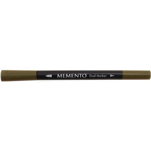 Memento Fineliner Zeichenstifte Grün, Olive Grove - Malstifte für Künstler, Wasserfest - Beständig Gegen Ausbleichen - zum Stempeln, Kalligraphieren, Aquarellieren, Embossing und für Mischtechniken Memento Fineliner Zeichenstifte Grün, Olive Grove - Malstifte für Künstler, Wasserfest - Beständig Gegen Ausbleichen - zum Stempeln, Kalligraphieren, Aquarellieren, Embossing und für Mischtechniken von Tsukineko