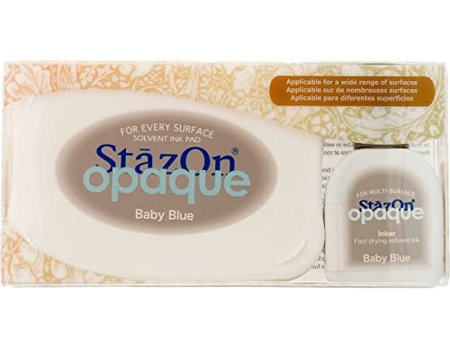 Tsukineko StazOn Opque Stempelkissen-Blau, Baby Blue-Groß-Deckend, Lufttrocknend, Beständig Gegen Ausbleichen Tsukineko StazOn Opque Stempelkissen-Blau, Baby Blue-Groß-Deckend, Lufttrocknend, Beständig Gegen Ausbleichen von Tsukineko