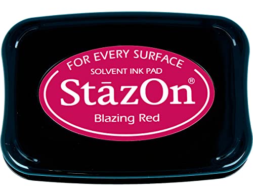Tsukineko StazOn Stempelkissen, Rot, Synthetic Material, 9.9 x 6.7 x 1.8 cm Tsukineko StazOn Stempelkissen, Rot, Synthetic Material, 9.9 x 6.7 x 1.8 cm von Tsukineko