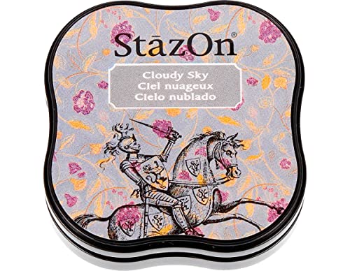 Tsukineko Stazon Midi Pad, Cherry Pink Parent Cloudy Sky Tsukineko Stazon Midi Pad, Cherry Pink Parent Cloudy Sky von Tsukineko