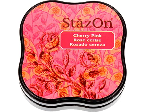 Tsukineko Stazon Midi Stempelkissen, Cherry Pink, Synthetic Material, 5.8 x 5.8 x 1.5 cm Tsukineko Stazon Midi Stempelkissen, Cherry Pink, Synthetic Material, 5.8 x 5.8 x 1.5 cm von Tsukineko