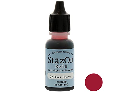 Tsukineko Stempelkissen, Schwarz, 15ml Tsukineko Stempelkissen, Schwarz, 15ml von Tsukineko