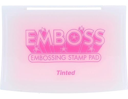Tsukineko Stempelkissen-Groß-Beständig gegen Ausbleichen-Transparent-Embossing, Pink, 9,9 x 6,8 x 1,9 cm Tsukineko Stempelkissen-Groß-Beständig gegen Ausbleichen-Transparent-Embossing, Pink, 9,9 x 6,8 x 1,9 cm von Tsukineko