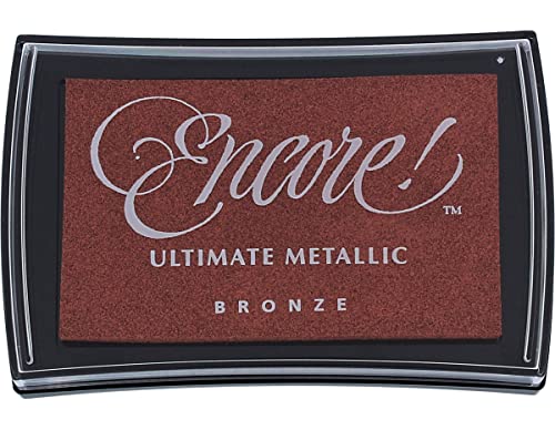 Tsukineko UM24 Ultimate Metallic Pigment Stempelkissen Bronze, braun, 9.9 x 6.6 x 1.8 cm Tsukineko UM24 Ultimate Metallic Pigment Stempelkissen Bronze, braun, 9.9 x 6.6 x 1.8 cm von Tsukineko