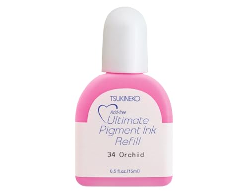 Tsukineko Ultimate Pigment Refill Nachfülltinte - 15 ml - Rosa, Orchid - Zubehör Reinker für VersaColor Stempelkissen Tsukineko Ultimate Pigment Refill Nachfülltinte - 15 ml - Rosa, Orchid - Zubehör Reinker für VersaColor Stempelkissen von Tsukineko