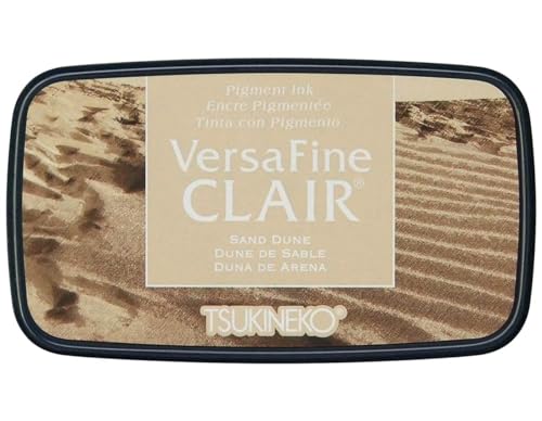 Tsukineko VF-CLA-455 VersaFine Clair Stempelkissen-Beige, Sand Dune-Groß-Deckend, Wasserfest, Beständig Gegen Ausbleichen-Embossing, pad size: 7.6 x 3.5 cm Tsukineko VF-CLA-455 VersaFine Clair Stempelkissen-Beige, Sand Dune-Groß-Deckend, Wasserfest, Beständig Gegen Ausbleichen-Embossing, pad size: 7.6 x 3.5 cm von Tsukineko