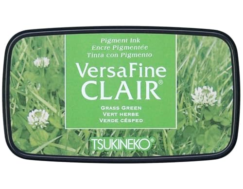 Tsukineko VF-CLA-503 VersaFine Clair Stempelkissen-Grün, Grass Green-Groß-Deckend, Wasserfest, Beständig Gegen Ausbleichen-Embossing, pad size: 7.6 x 3.5 cm Tsukineko VF-CLA-503 VersaFine Clair Stempelkissen-Grün, Grass Green-Groß-Deckend, Wasserfest, Beständig Gegen Ausbleichen-Embossing, pad size: 7.6 x 3.5 cm von Tsukineko
