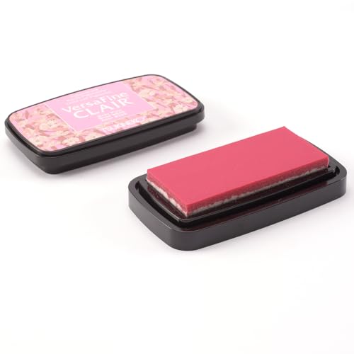 Tsukineko VF-CLA-802 VersaFine Clair Stempelkissen-Rosa, Baby Pink-Groß-Deckend, Wasserfest, Beständig Gegen Ausbleichen-Embossing, pad size: 7.6 x 3.5 cm Tsukineko VF-CLA-802 VersaFine Clair Stempelkissen-Rosa, Baby Pink-Groß-Deckend, Wasserfest, Beständig Gegen Ausbleichen-Embossing, pad size: 7.6 x 3.5 cm von Tsukineko