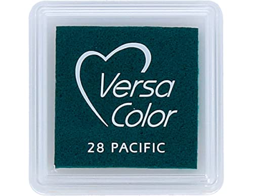 Tsukineko VersaColor Stempelkissen-Blau, Pacific-Klein-Deckend, Wassbasis-Wasserfest-Embossing, Blue, 3,4 x 3,4 x 2 cm Tsukineko VersaColor Stempelkissen-Blau, Pacific-Klein-Deckend, Wassbasis-Wasserfest-Embossing, Blue, 3,4 x 3,4 x 2 cm von Tsukineko