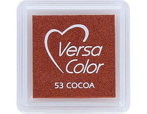 Tsukineko VersaColor Stempelkissen-Braun, Cocoa-Klein-Deckend, Wassbasis-Wasserfest-Embossing, Brown, 3,4 x 3,4 x 2 cm Tsukineko VersaColor Stempelkissen-Braun, Cocoa-Klein-Deckend, Wassbasis-Wasserfest-Embossing, Brown, 3,4 x 3,4 x 2 cm von Tsukineko