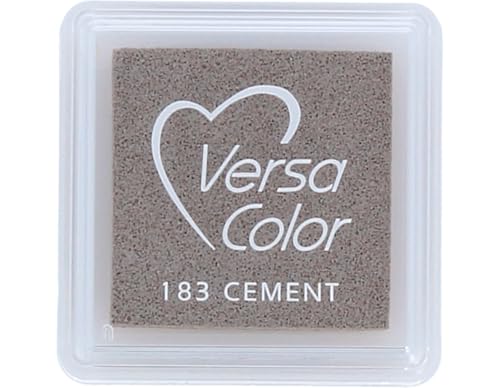 Tsukineko VersaColor Stempelkissen-Grau, Cement-Klein-Deckend, Wassbasis-Wasserfest-Embossing, Grey, 3,4 x 3,4 x 2 cm Tsukineko VersaColor Stempelkissen-Grau, Cement-Klein-Deckend, Wassbasis-Wasserfest-Embossing, Grey, 3,4 x 3,4 x 2 cm von Tsukineko