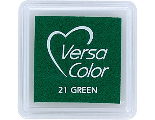 Tsukineko VersaColor Stempelkissen - Grün, Green - Klein - Deckend, Wassbasis - Wasserfest - Embossing Tsukineko VersaColor Stempelkissen - Grün, Green - Klein - Deckend, Wassbasis - Wasserfest - Embossing von Tsukineko