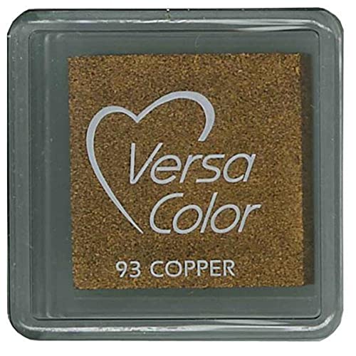Tsukineko VersaColor Stempelkissen - Kupfer, Copper - Klein - Deckend, Wassbasis - Wasserfest - Embossing von Tsukineko