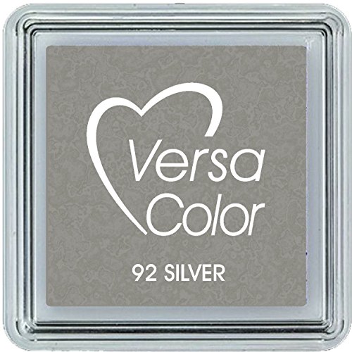 Tsukineko VersaColor Stempelkissen - Silber, Silver - Klein - Deckend, Wassbasis - Wasserfest - Embossing Tsukineko VersaColor Stempelkissen - Silber, Silver - Klein - Deckend, Wassbasis - Wasserfest - Embossing von Tsukineko