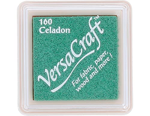 Tsukineko VersaCraft Stempelkissen - Grün, Celadon - Klein - Wasserbasis, Deckend, Beständig gegen Ausbleichen - Embossing Tsukineko VersaCraft Stempelkissen - Grün, Celadon - Klein - Wasserbasis, Deckend, Beständig gegen Ausbleichen - Embossing von Tsukineko