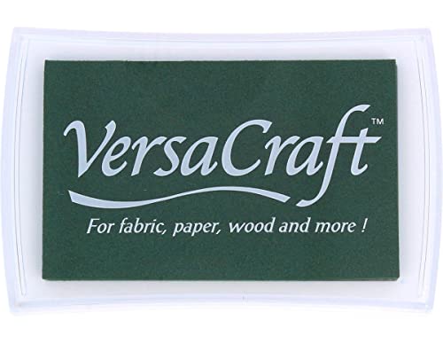 Tsukineko VersaCraft Stempelkissen-Schwarz, Pine-Groß-Wasserbasis, Deckend, Beständig gegen Ausbleichen-Embossing, pad Size: 7,6 x 4,7 cm Tsukineko VersaCraft Stempelkissen-Schwarz, Pine-Groß-Wasserbasis, Deckend, Beständig gegen Ausbleichen-Embossing, pad Size: 7,6 x 4,7 cm von Tsukineko
