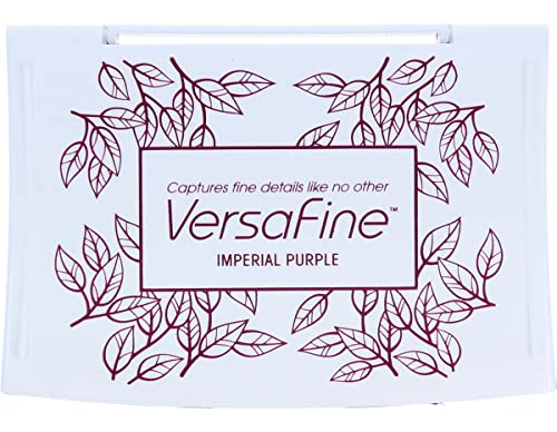 Tsukineko VersaFine Stempelkissen-Violett, Imperial Purple-Groß-Deckend, Wasserfest, Beständig Gegen Ausbleichen-Embossing, pad Size: 7.6 x 4.7 cm Tsukineko VersaFine Stempelkissen-Violett, Imperial Purple-Groß-Deckend, Wasserfest, Beständig Gegen Ausbleichen-Embossing, pad Size: 7.6 x 4.7 cm von Tsukineko