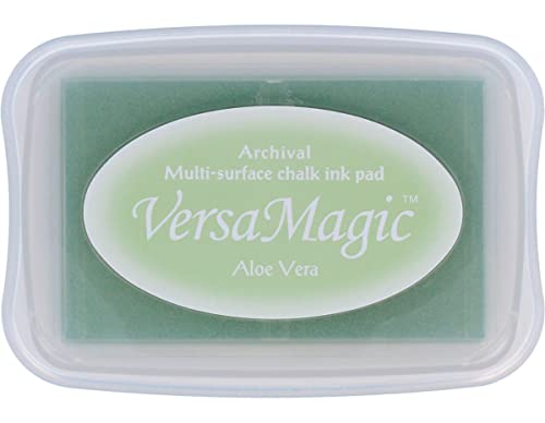 Tsukineko VersaMagic Ink Pads Stempelkissen, Kreiden-Finish, Aloe Vera, Synthetic Material, Gruen, 9.8 x 6.6 x 1.8 cm, Grün Tsukineko VersaMagic Ink Pads Stempelkissen, Kreiden-Finish, Aloe Vera, Synthetic Material, Gruen, 9.8 x 6.6 x 1.8 cm, Grün von Tsukineko