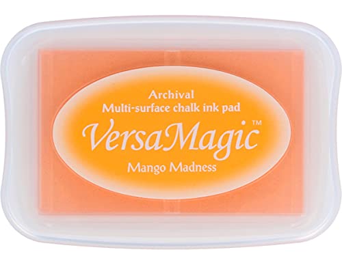 Tsukineko VersaMagic Ink Pads Stempelkissen, Kreiden-Finish, Synthetic Material, orange, 9.9 x 6.6 x 1.8 cm Tsukineko VersaMagic Ink Pads Stempelkissen, Kreiden-Finish, Synthetic Material, orange, 9.9 x 6.6 x 1.8 cm von Tsukineko