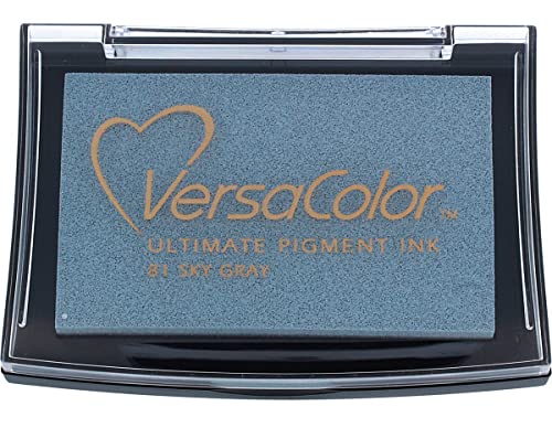 Tsukineko Versacolor Pigment Stempelkissen, Himmelgrau, Synthetic Material, grau, 9.9 x 6.6 x 1.8 cm Tsukineko Versacolor Pigment Stempelkissen, Himmelgrau, Synthetic Material, grau, 9.9 x 6.6 x 1.8 cm von Tsukineko