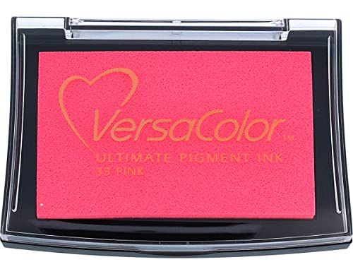 Tsukineko Versacolor Pigment Stempelkissen, Pink, Synthetic Material, 9.9 x 6.6 x 1.8 cm Tsukineko Versacolor Pigment Stempelkissen, Pink, Synthetic Material, 9.9 x 6.6 x 1.8 cm von Tsukineko