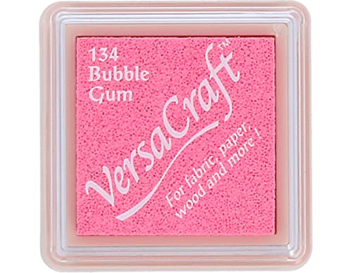 Tsukineko Versacraft Stempelkissen, Zitronengelb, klein, Bubble Gum, 3.4 x 3.4 x 2 cm, Rosa Tsukineko Versacraft Stempelkissen, Zitronengelb, klein, Bubble Gum, 3.4 x 3.4 x 2 cm, Rosa von Tsukineko
