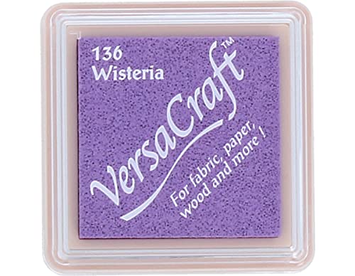 Tsukineko Versacraft VKS-136 Stoff-Stempel, klein, 25 x 25 mm, Wisteria Tsukineko Versacraft VKS-136 Stoff-Stempel, klein, 25 x 25 mm, Wisteria von Tsukineko