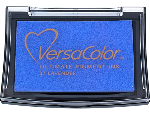 Tsukineko Versasolor, Pigment Stempelkissen, Lavendel, Synthetic Material, lila, 9.7 x 6.6 x 1.8 cm von Tsukineko